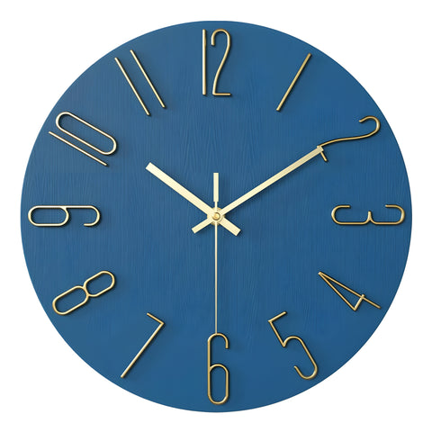 Modern Silent Quartz Wall Clock – Minimalist Home Decor