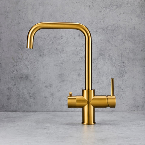 3-in-1 Instant Boiling Tap | Brushed Gold Finish