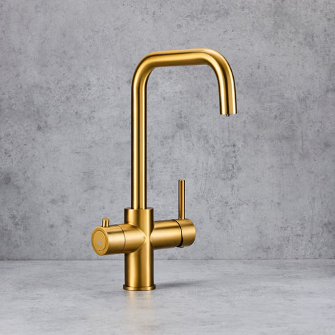 3-in-1 Instant Boiling Tap | Brushed Gold Finish