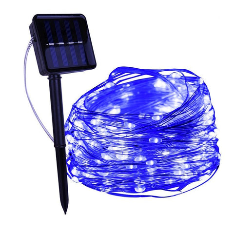 Waterproof Copper Solar String Lights – Outdoor Fairy Lights