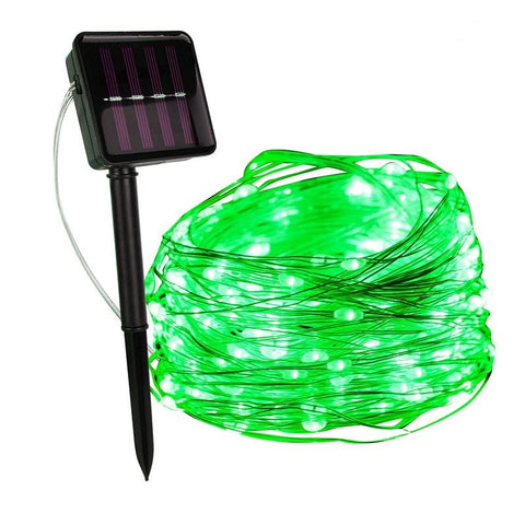 Waterproof Copper Solar String Lights – Outdoor Fairy Lights