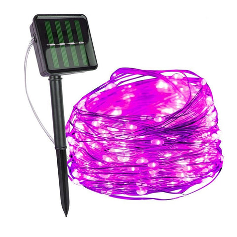 Waterproof Copper Solar String Lights – Outdoor Fairy Lights