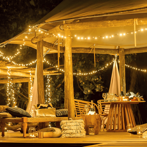 Waterproof Copper Solar String Lights – Outdoor Fairy Lights