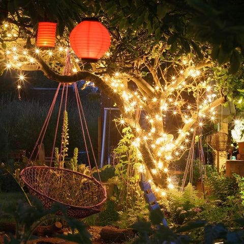 Waterproof Copper Solar String Lights – Outdoor Fairy Lights