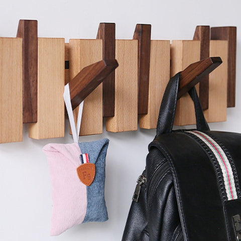 Luxury Wooden Piano Coatrack – Handcrafted Wall-Mounted Design