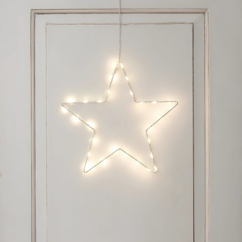 Star Window Light – Warm LED Christmas Decoration