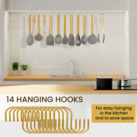 Golden Utensil Set – Stylish & Functional