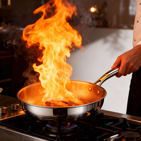 Titanium Frying Pan – Professional 5 Layer Cooking Pan