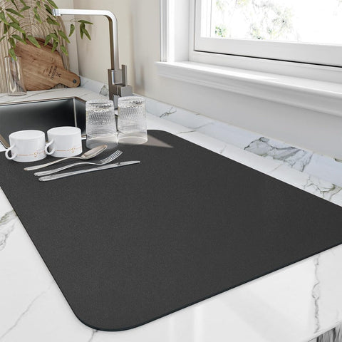 Absorbent Dish Drying Mat – Fast-Drying & Space-Saving