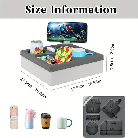 Sofa Cup Holder Tray | Armrest Organiser