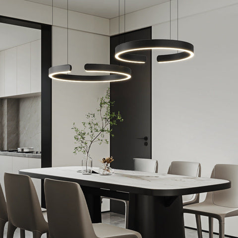 Ring Pendant Light – Modern Circular Ceiling Lamp