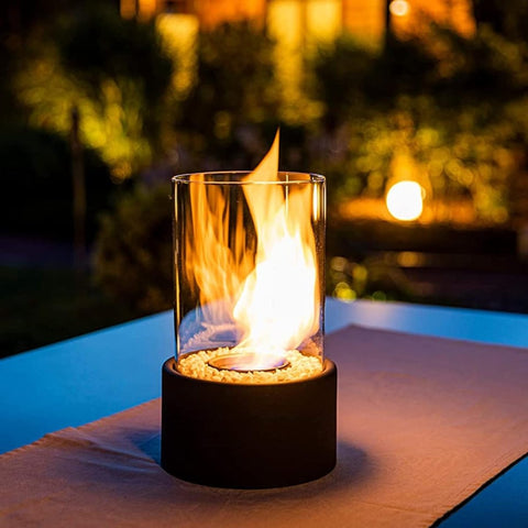 Metal & Glass Oil Lamp – Decorative Kerosene Lantern