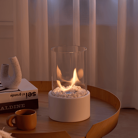Metal & Glass Oil Lamp – Decorative Kerosene Lantern