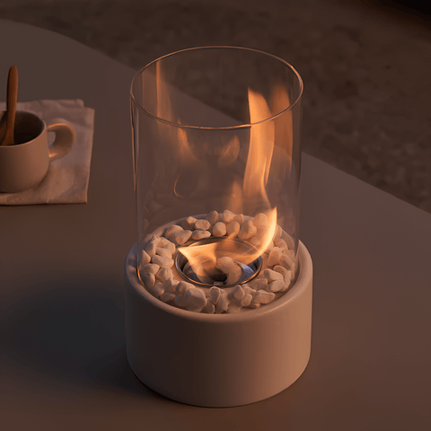 Metal & Glass Oil Lamp – Decorative Kerosene Lantern
