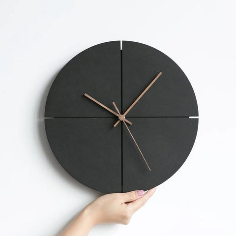 Minimalist Wall Clock – Silent Quartz Movement