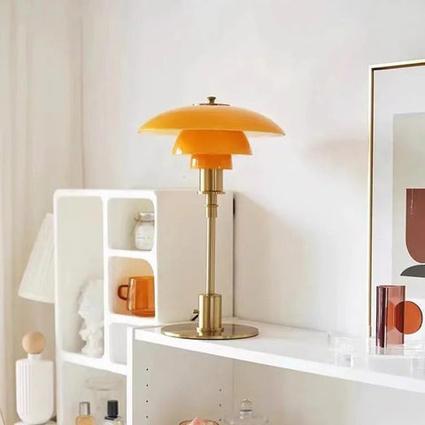 Nordic Glass Table Lamp – Minimalist LED Light for Home