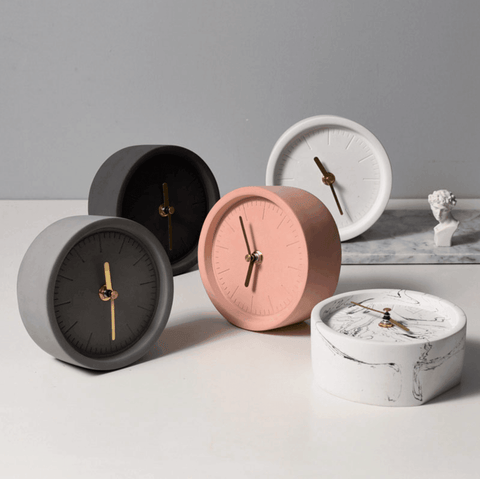 Cement Desk Clock – Timeless Design in a Modern Form