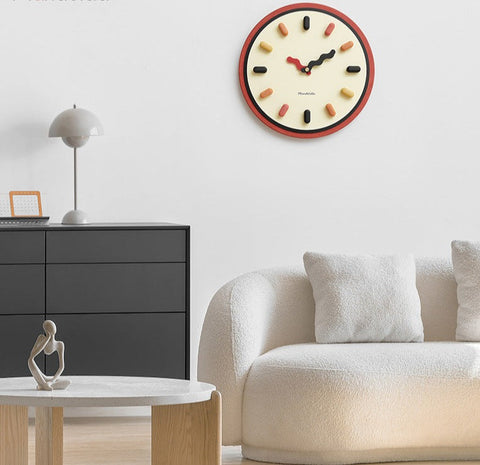 3D Nordic Wall Clock – Silent Sweep for Living Room & Bedroom