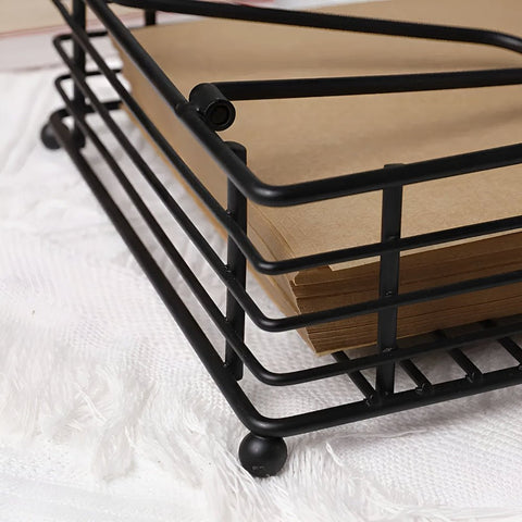 Iron Napkin Holder – Sleek Table Design