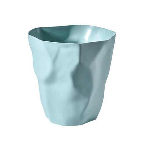 Minimalist Irregular Trash Can – Modern Home Waste Bin