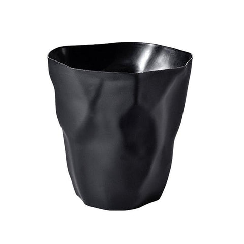 Minimalist Irregular Trash Can – Modern Home Waste Bin