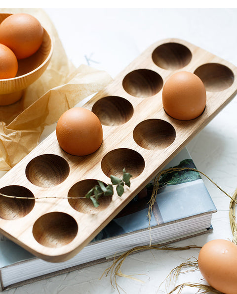 Wooden Egg Container
