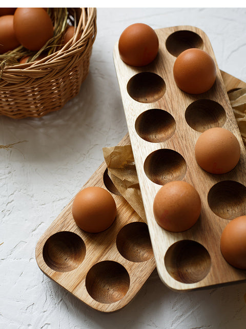 Wooden Egg Container