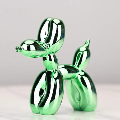 Resin Balloon Dog Figurine – Glossy Modern Home Décor