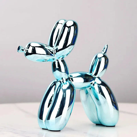 Resin Balloon Dog Figurine – Glossy Modern Home Décor