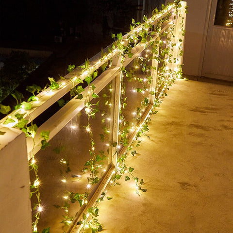Solar String Lights | 16ft Outdoor Garden Vine LED