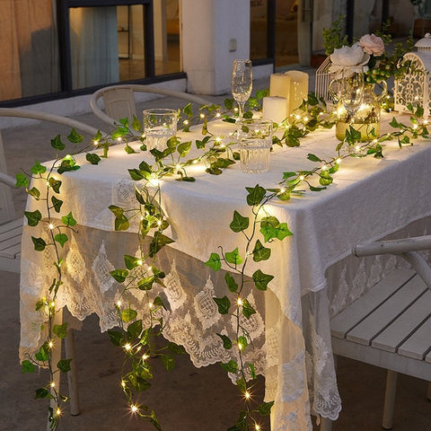 Solar String Lights | 16ft Outdoor Garden Vine LED