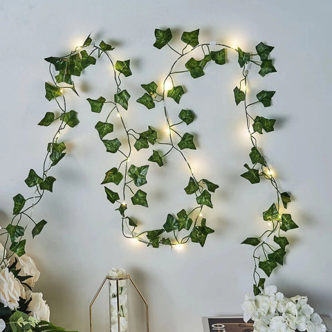 Solar String Lights | 16ft Outdoor Garden Vine LED