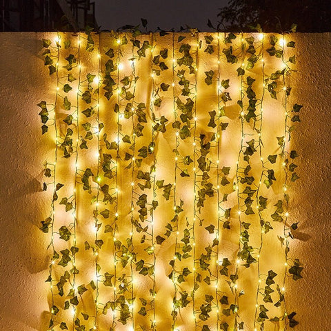 Solar String Lights | 16ft Outdoor Garden Vine LED