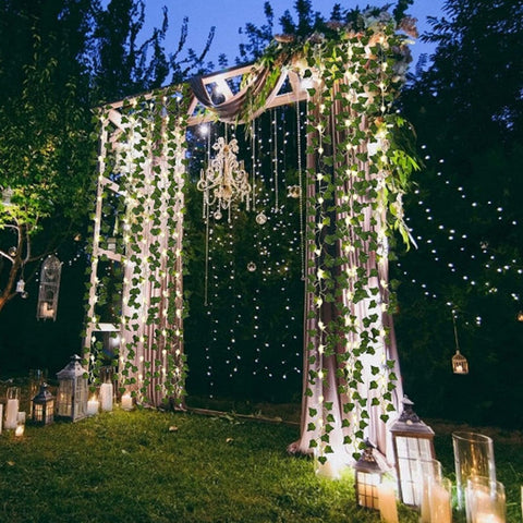 Solar String Lights | 16ft Outdoor Garden Vine LED