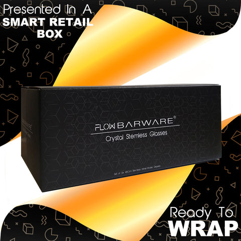 Stemless Wine Glasses – Set of 6