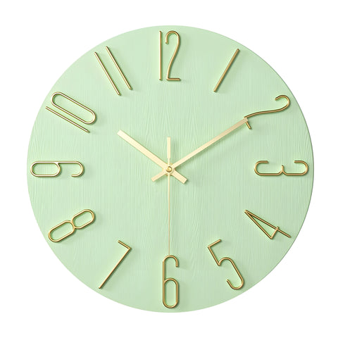 Modern Silent Quartz Wall Clock – Minimalist Home Decor