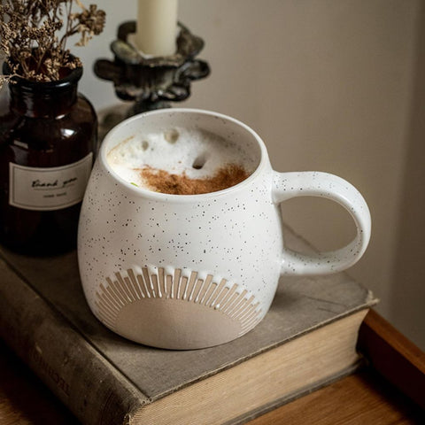 Large Ceramic Mug | 450ml Matte Finish Coffee & Tea