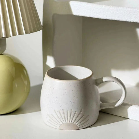 Large Ceramic Mug | 450ml Matte Finish Coffee & Tea