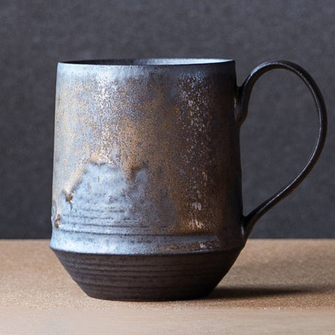 Rustic Ceramic Harvest Mug – Vintage Style Drinkware