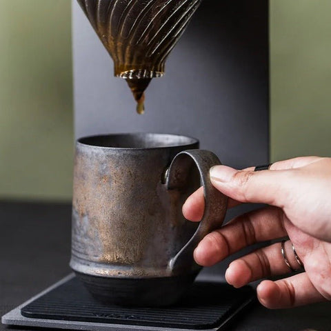 Rustic Ceramic Harvest Mug – Vintage Style Drinkware