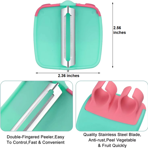 4-Piece Vegetable Peeler Set