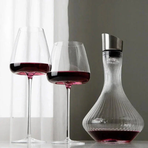 Hand-Blown Crystal Wine & Champagne Glasses