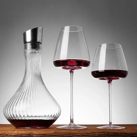 Hand-Blown Crystal Wine & Champagne Glasses