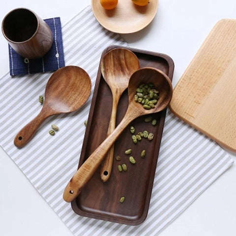 Teak Wood Kitchen Utensil Set | Taavita