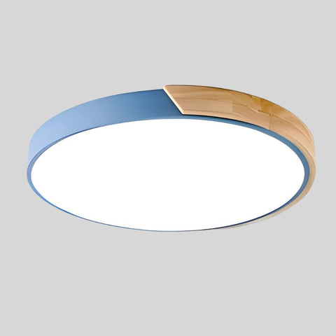 LuminaWood Ceiling Light – Nordic Wooden LED Design in Circular Form
